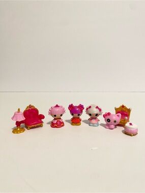 Lalaloopsy Tinies Jewel’s Palace Series 5 Lalaloopsies Dolls + Accessories Lot